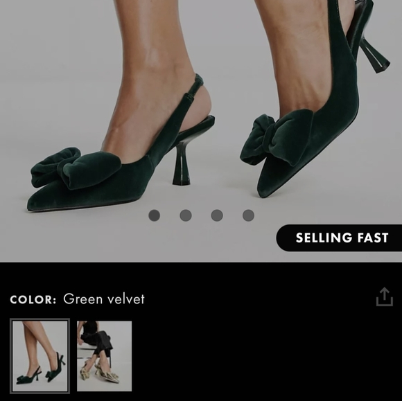 ASOS DESIGN Scarlett bow detail mid heeled pumps - Picture 5 of 10
